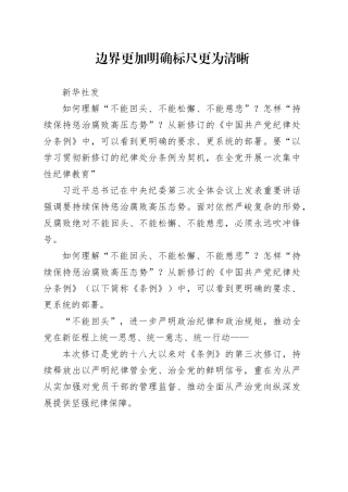 理论中心组研讨发言讲话心得：边界更加明确 标尺更为清晰