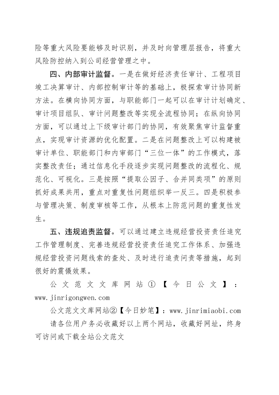 内部审计监督的五种实现形式_第2页