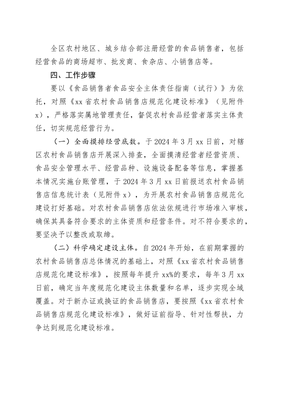 区推进农村食品销售店规范化建设工作实施方案_第2页