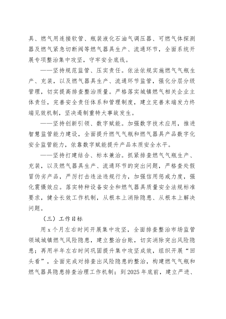 市市场监管系统城镇燃气安全专项整治行动实施方案_第2页