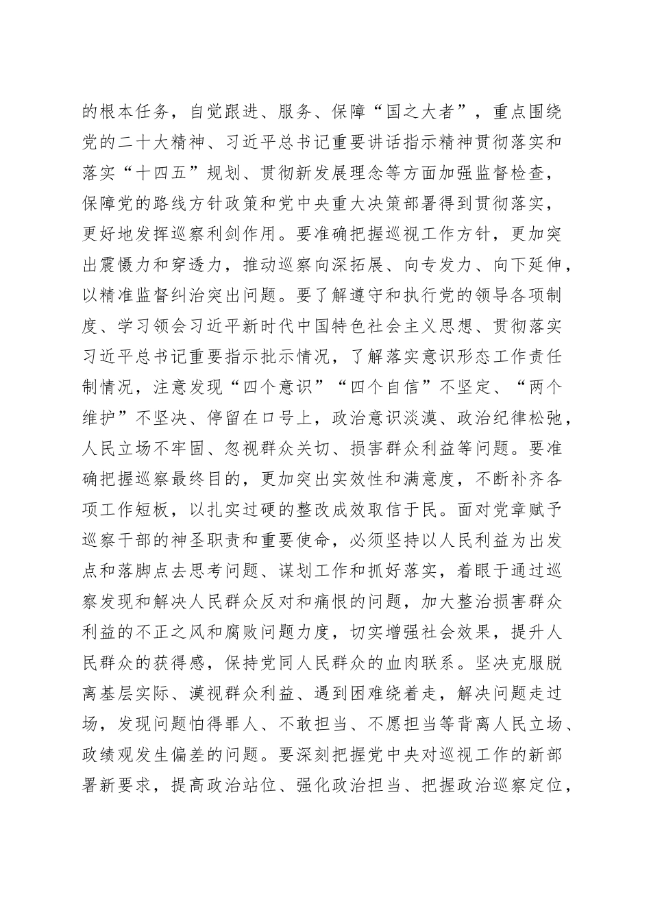 市委巡察工作动员部署会议讲话20240320_第2页