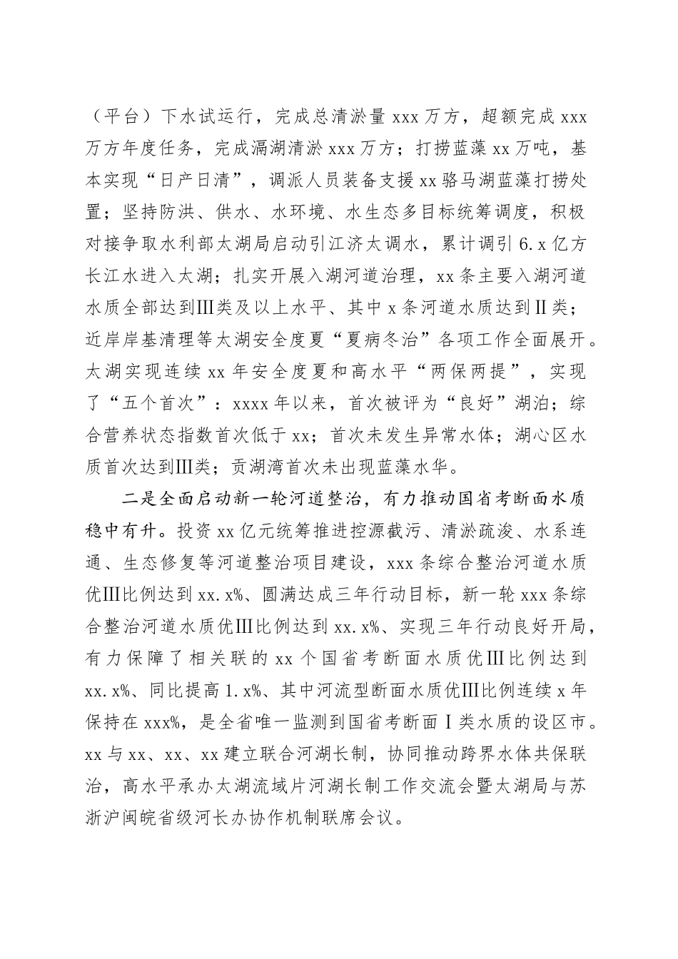 水利局2023年度工作总结合集（5篇）_第2页