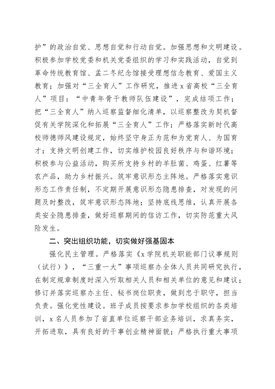 巡察办领导班子2023年度工作总结_第2页