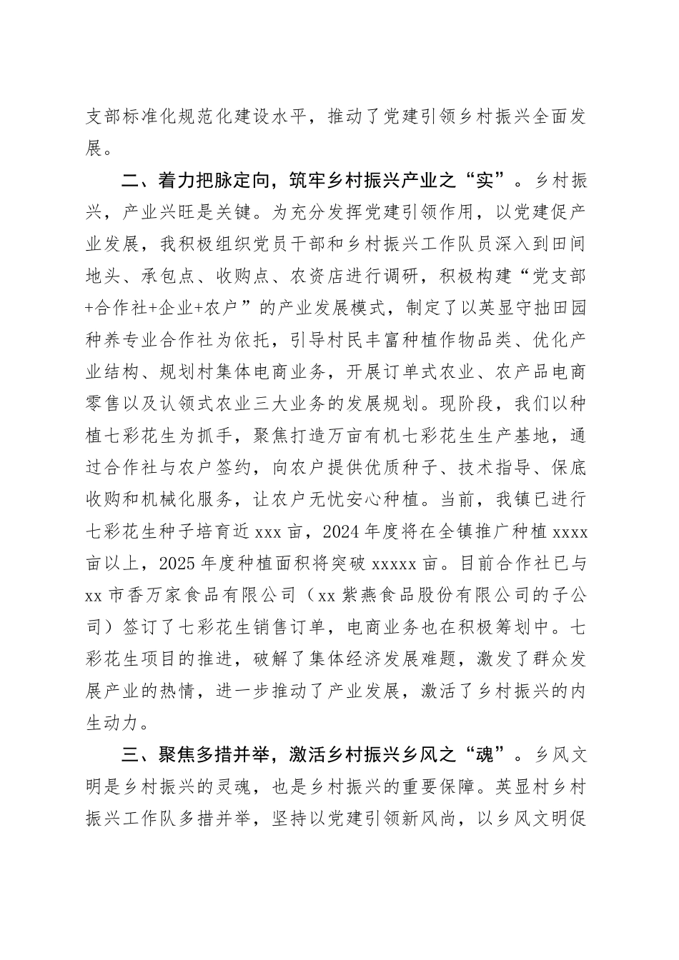 在乡村振兴工作会议上的交流发言_第2页