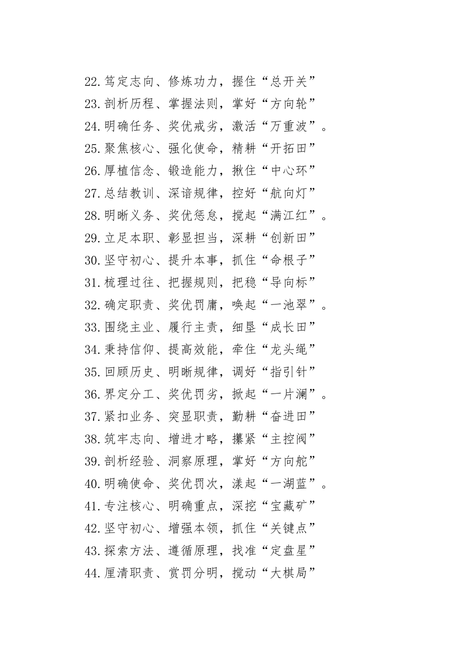 50组工作总结写作小标题20250115_第2页