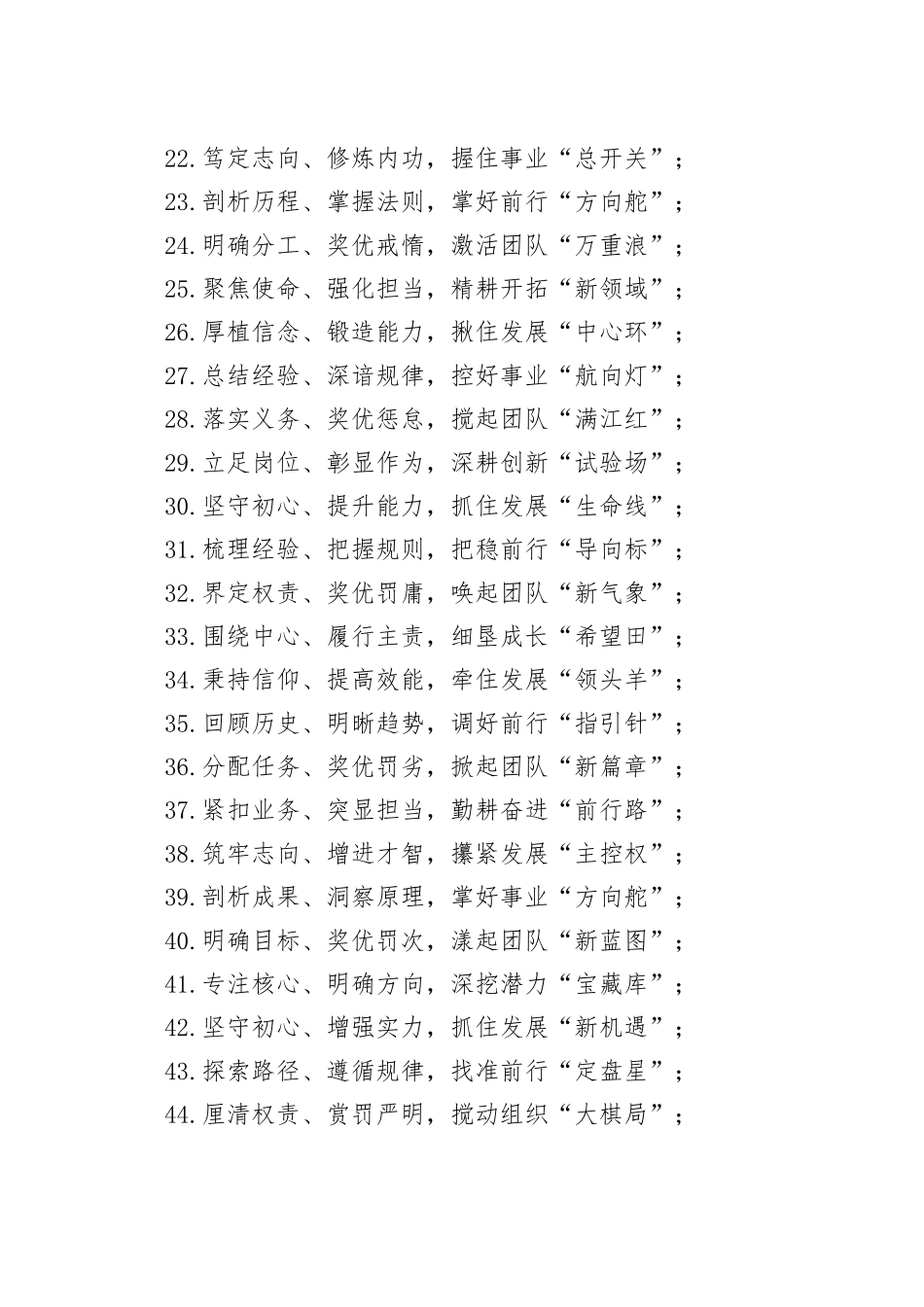 50组工作总结写作小标题20250219_第2页