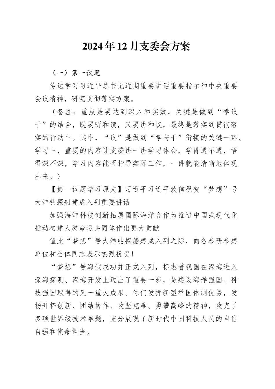 2024年12月支委会方案_第1页