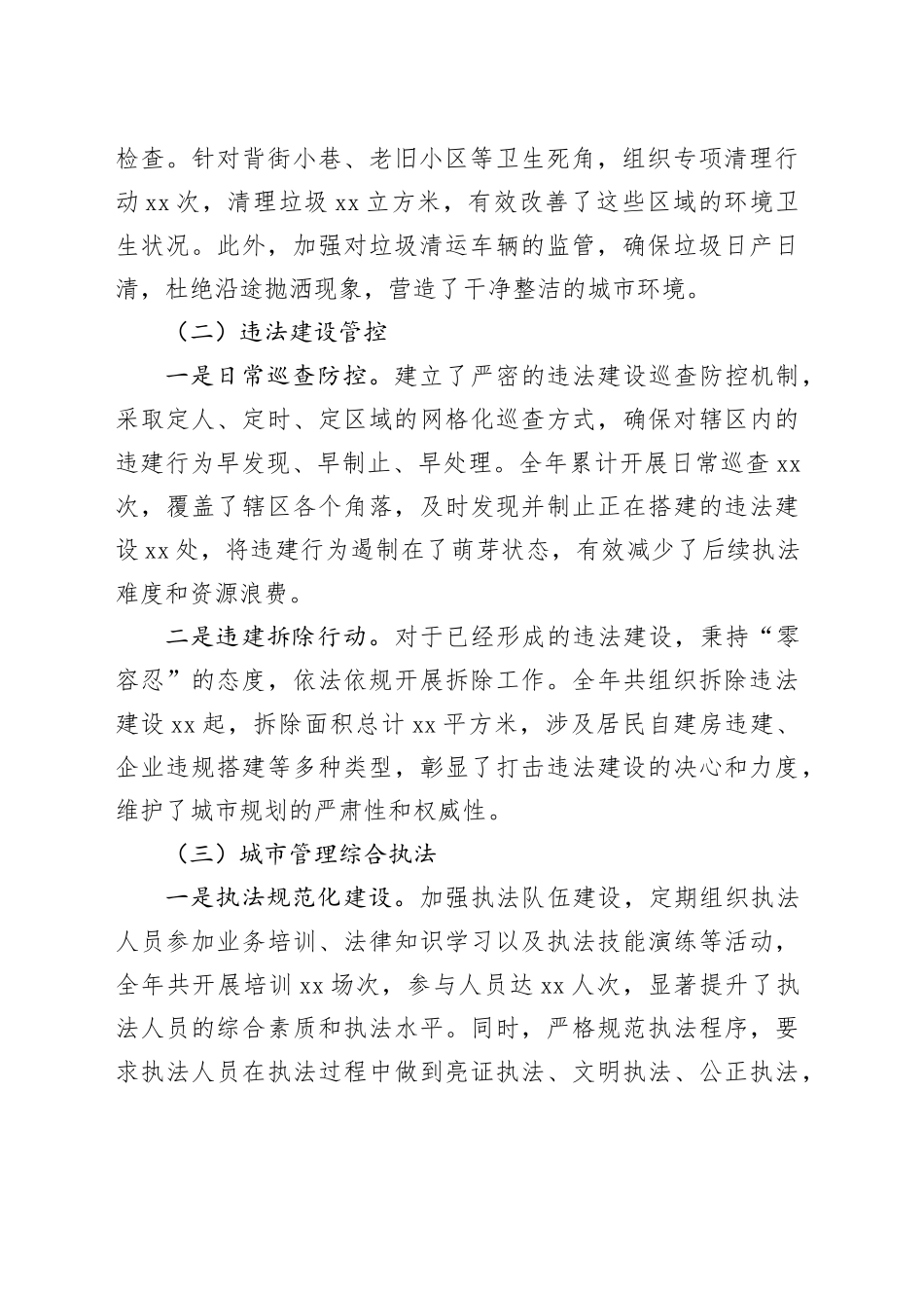 2024年城管分局总结_第2页