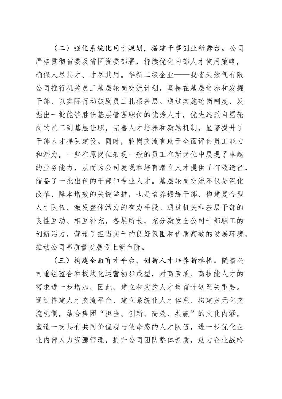 2024年度人才队伍建设工作总结_第2页