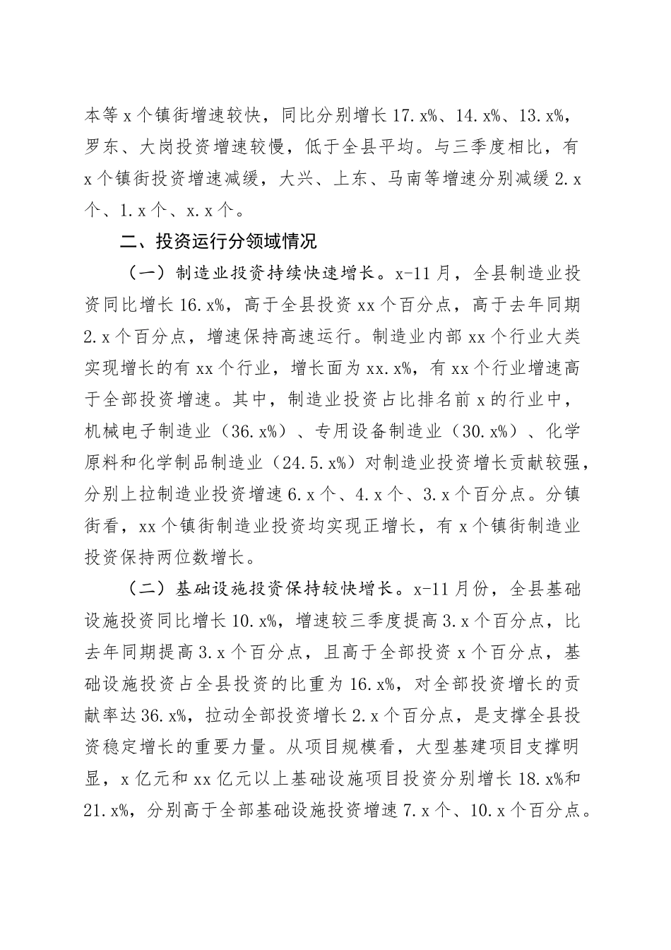 2024年全县固定资产投资情况分析_第2页