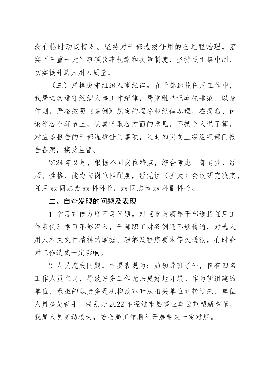 2024年选人用人工作专项报告_第2页