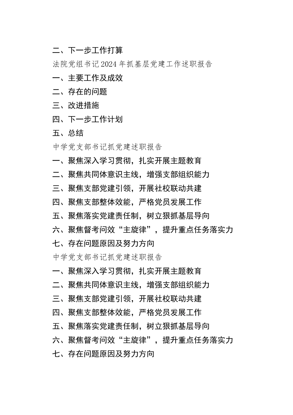 2024年抓党建述职报告合集（11篇）（2）_第2页