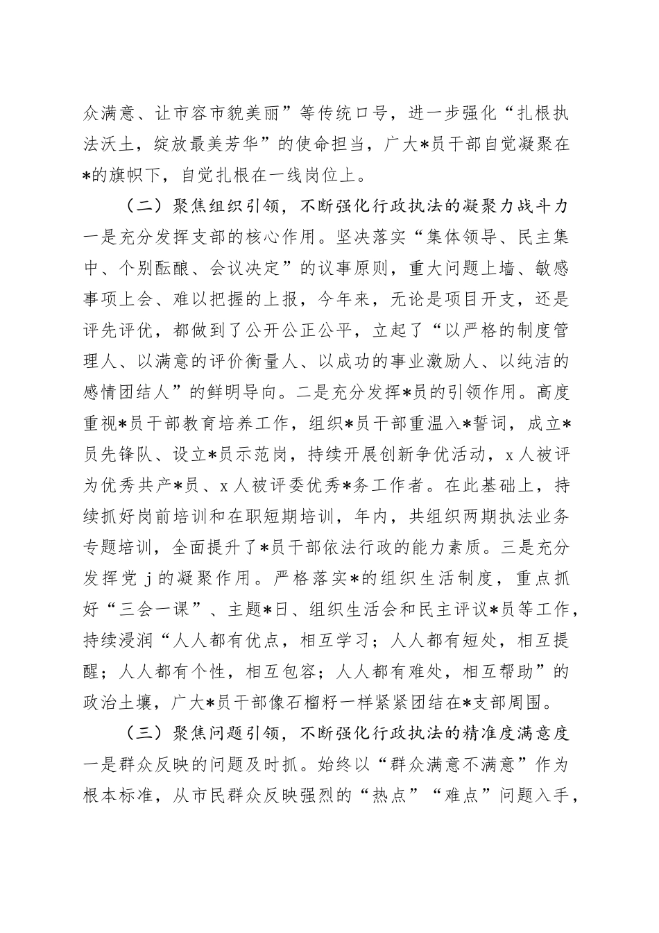 2024年综合行政执法大队年终工作总结（2024.11.26）_第2页