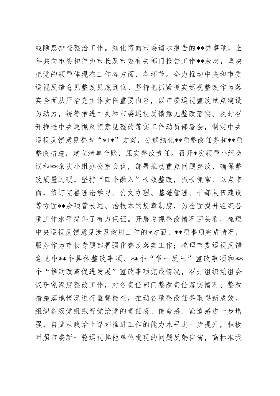 2024市长全面从严治党责任报告_第2页