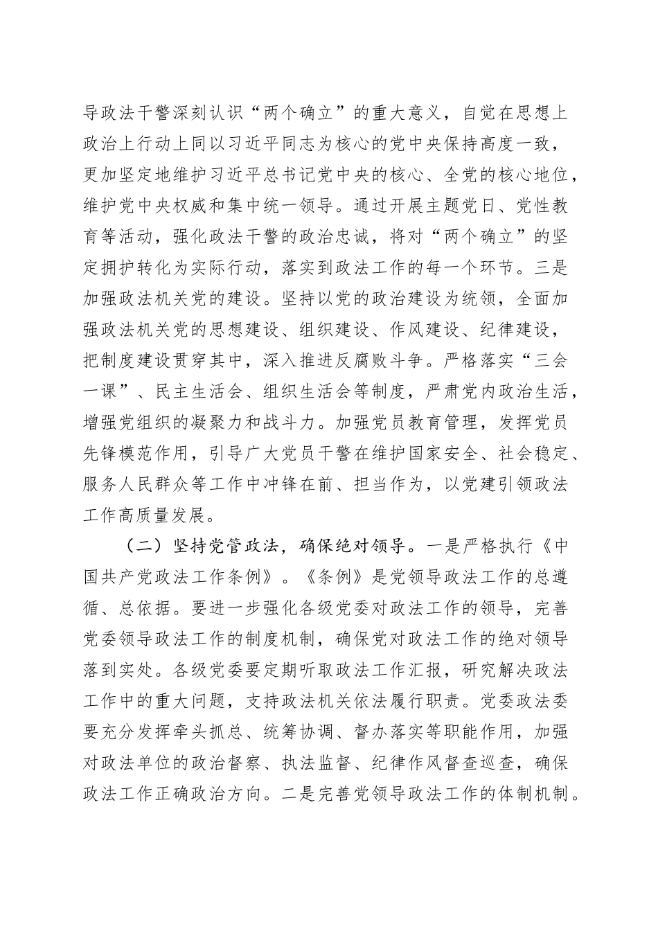 常务副书记在2025年市委政法工作会议上的讲话_第2页