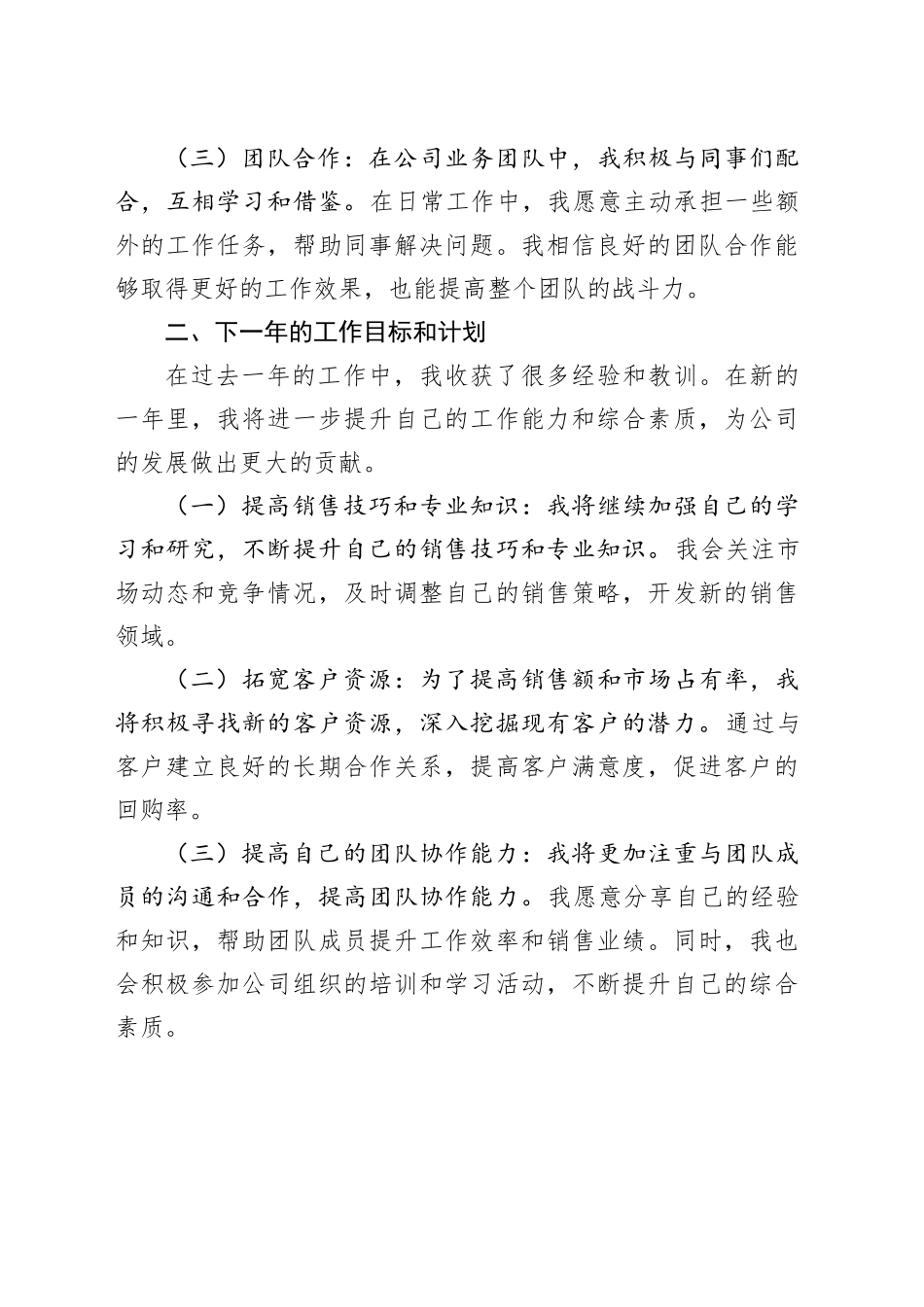 公司业务员年终个人工作总结_第2页