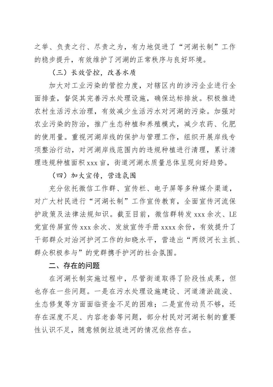 河湖长制工作述职报告（总结）_第2页