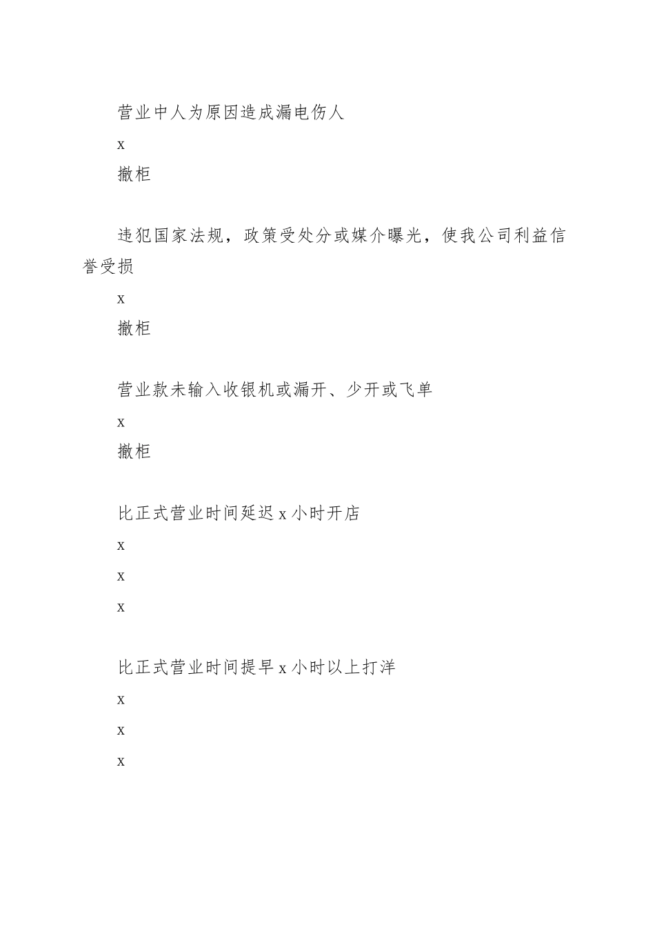 美食城违规惩罚制度规范_第2页