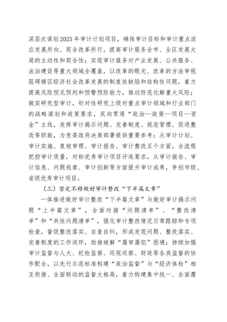 区审计局2025年工作计划_第2页