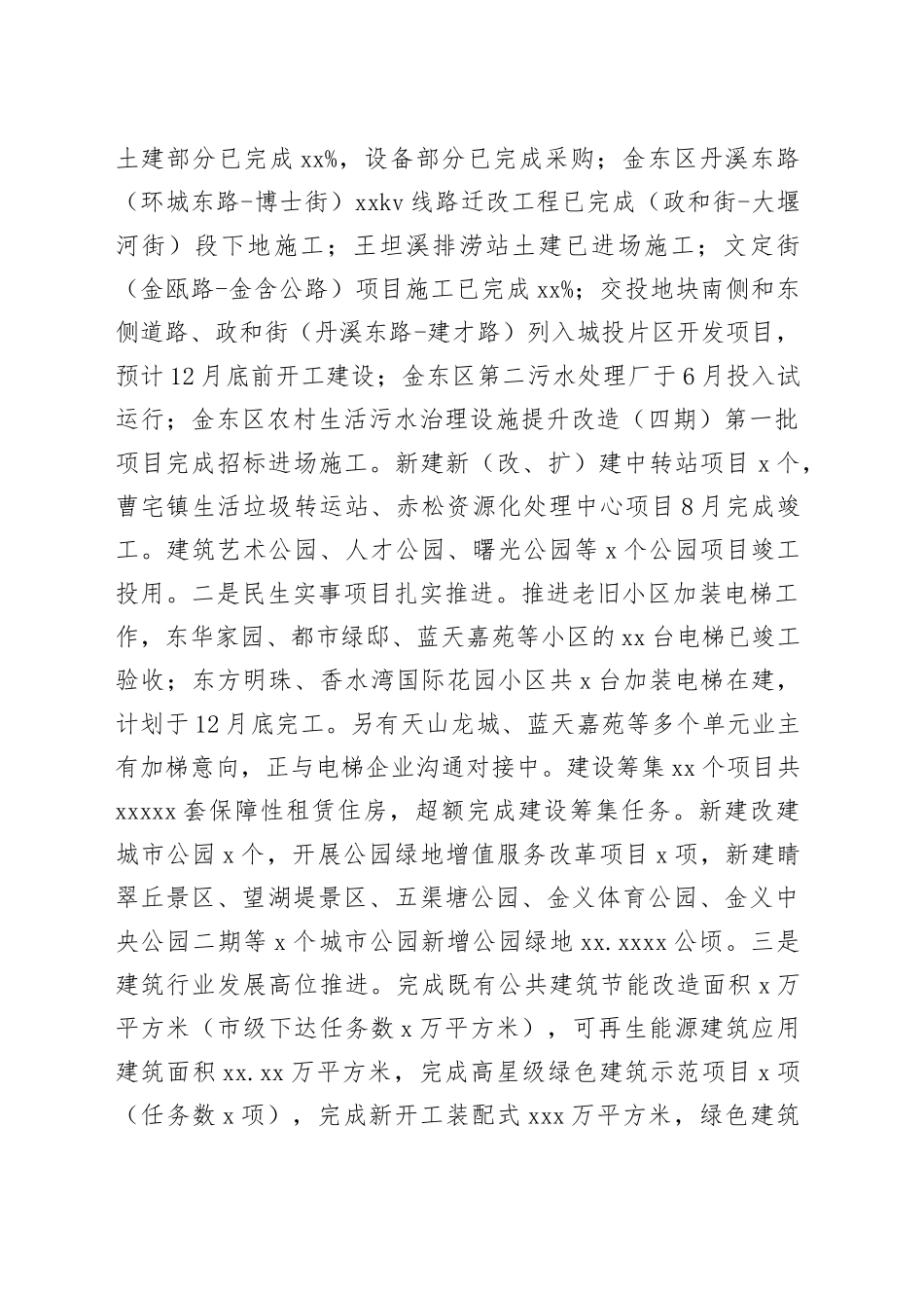 区住建局2024年工作总结和2025年工作思路_第2页