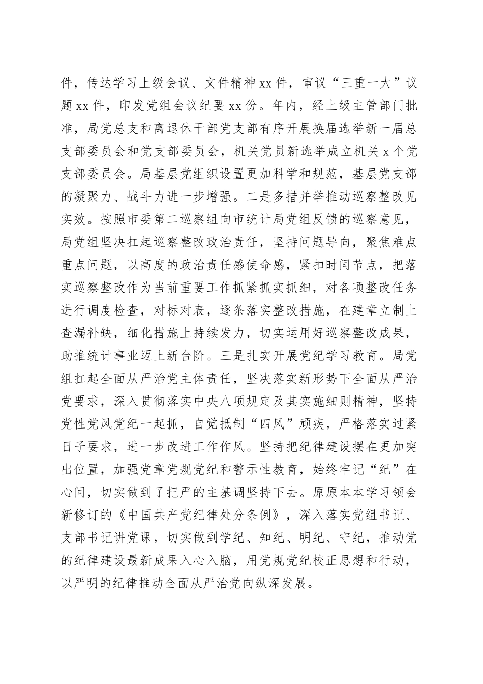 市统计局2024年工作总结_第2页