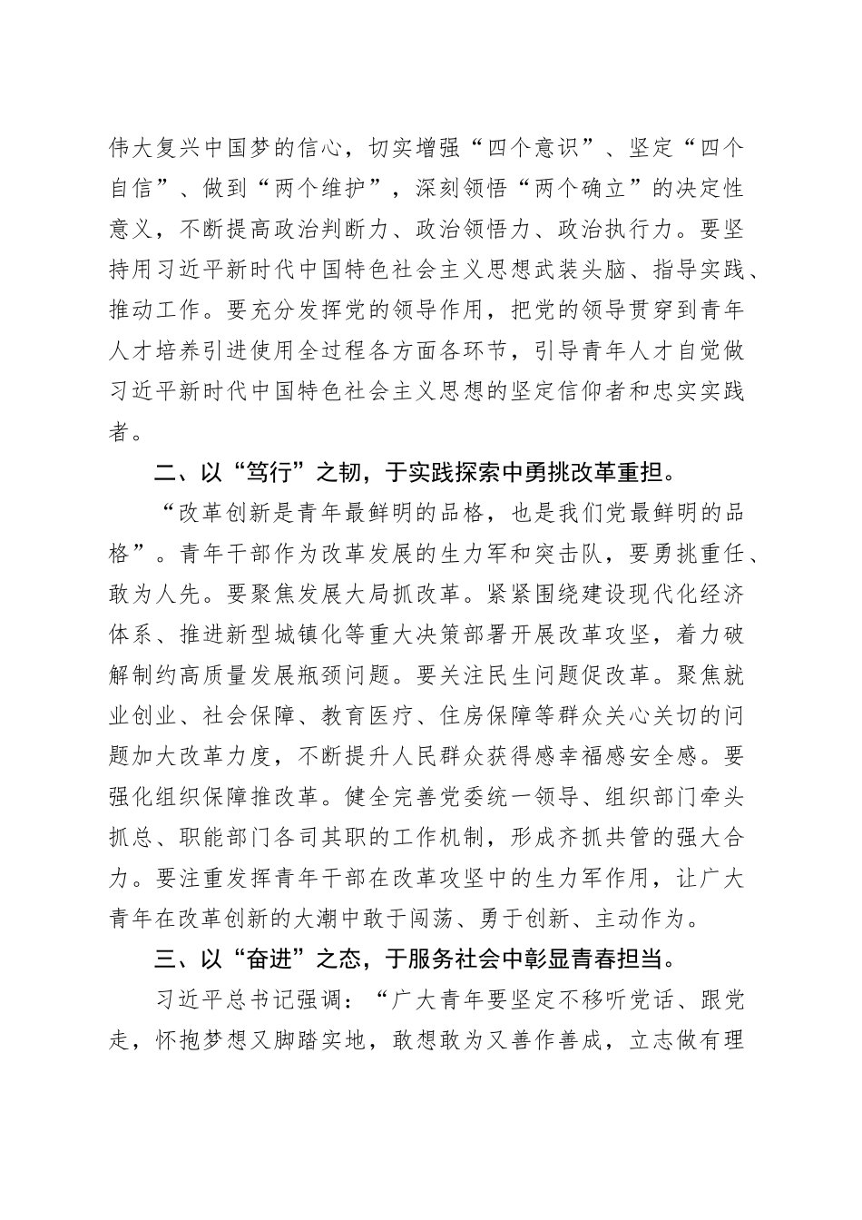 市委人才办在青年人才座谈会上的发言_第2页
