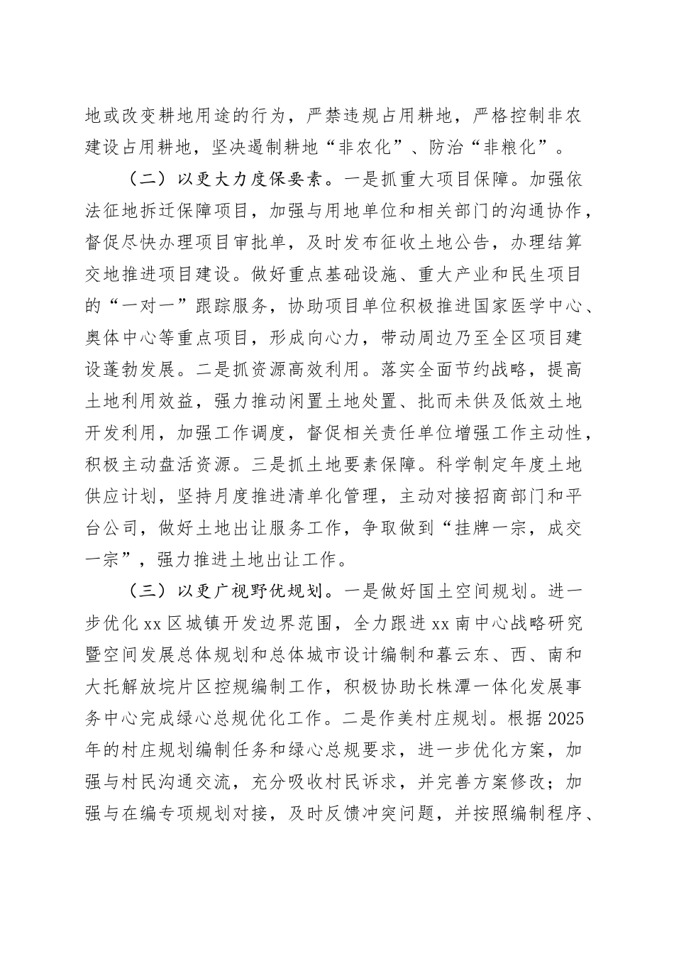 市自然资源和规划局分局2025年工作计划_第2页