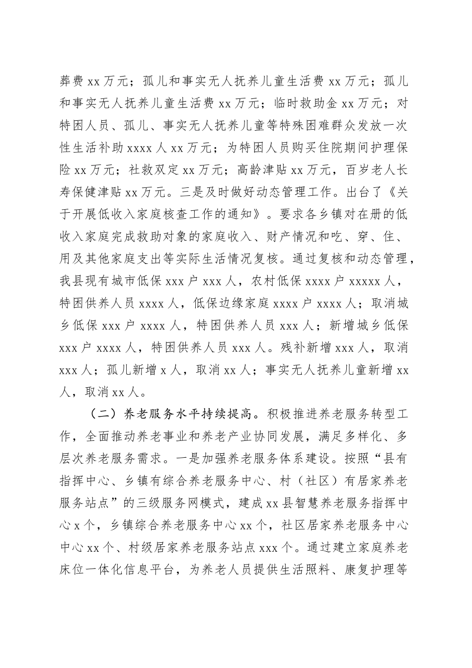 县民政局2024年工作总结暨2025年工作思路_第2页