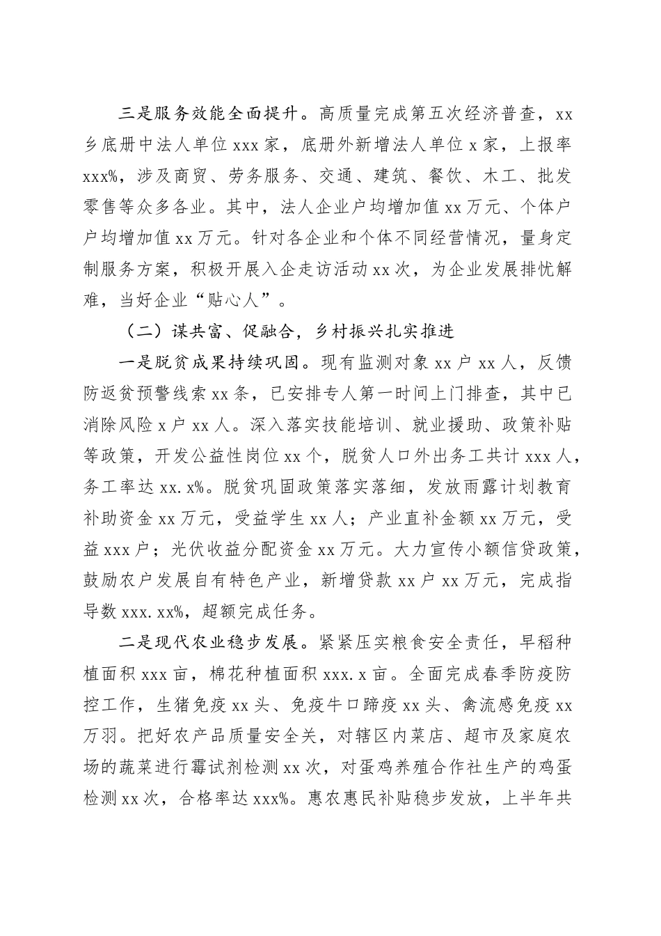 乡2024年工作总结及2025年工作计划_第2页