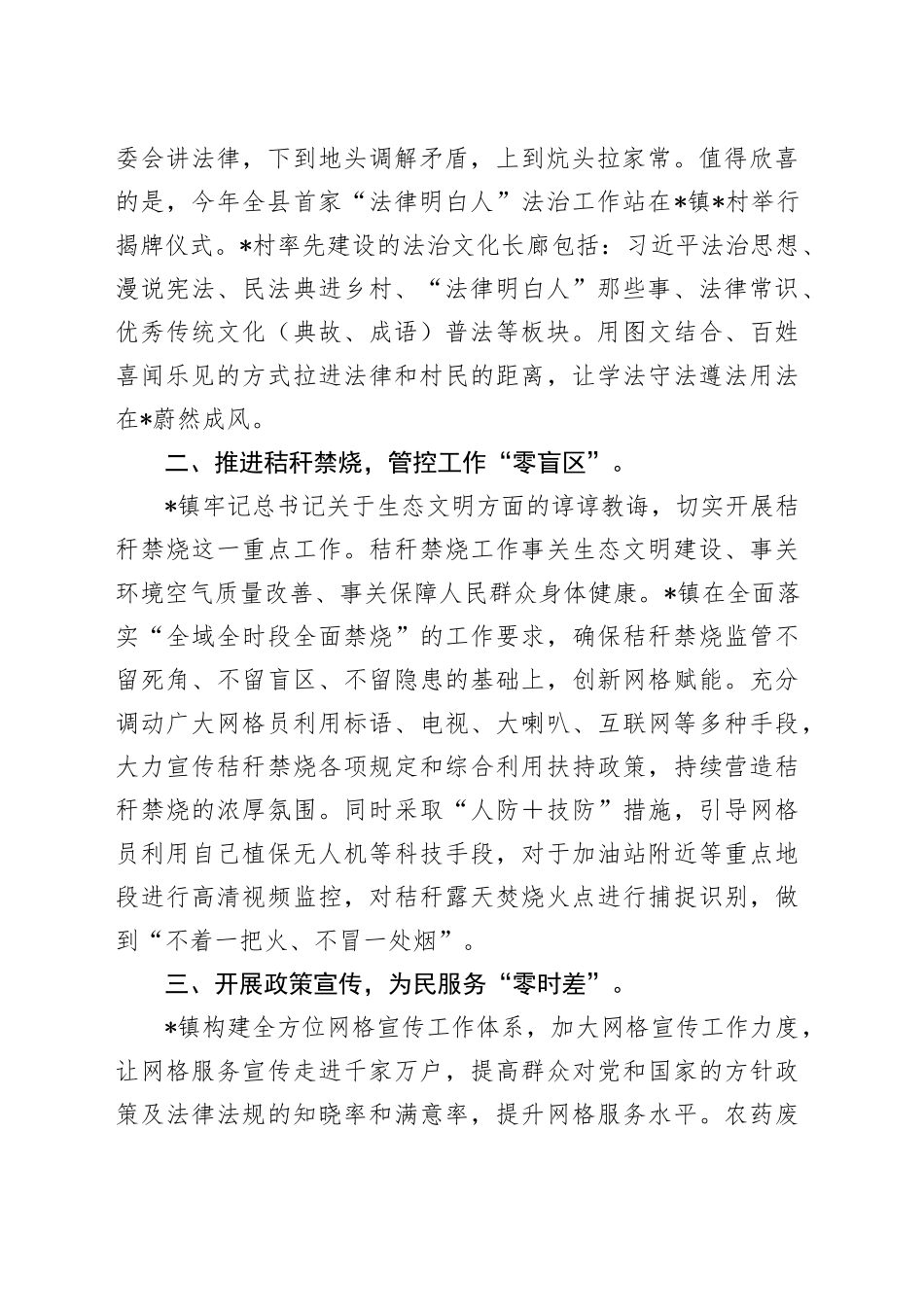 乡镇街道网格化典型经验做法_第2页