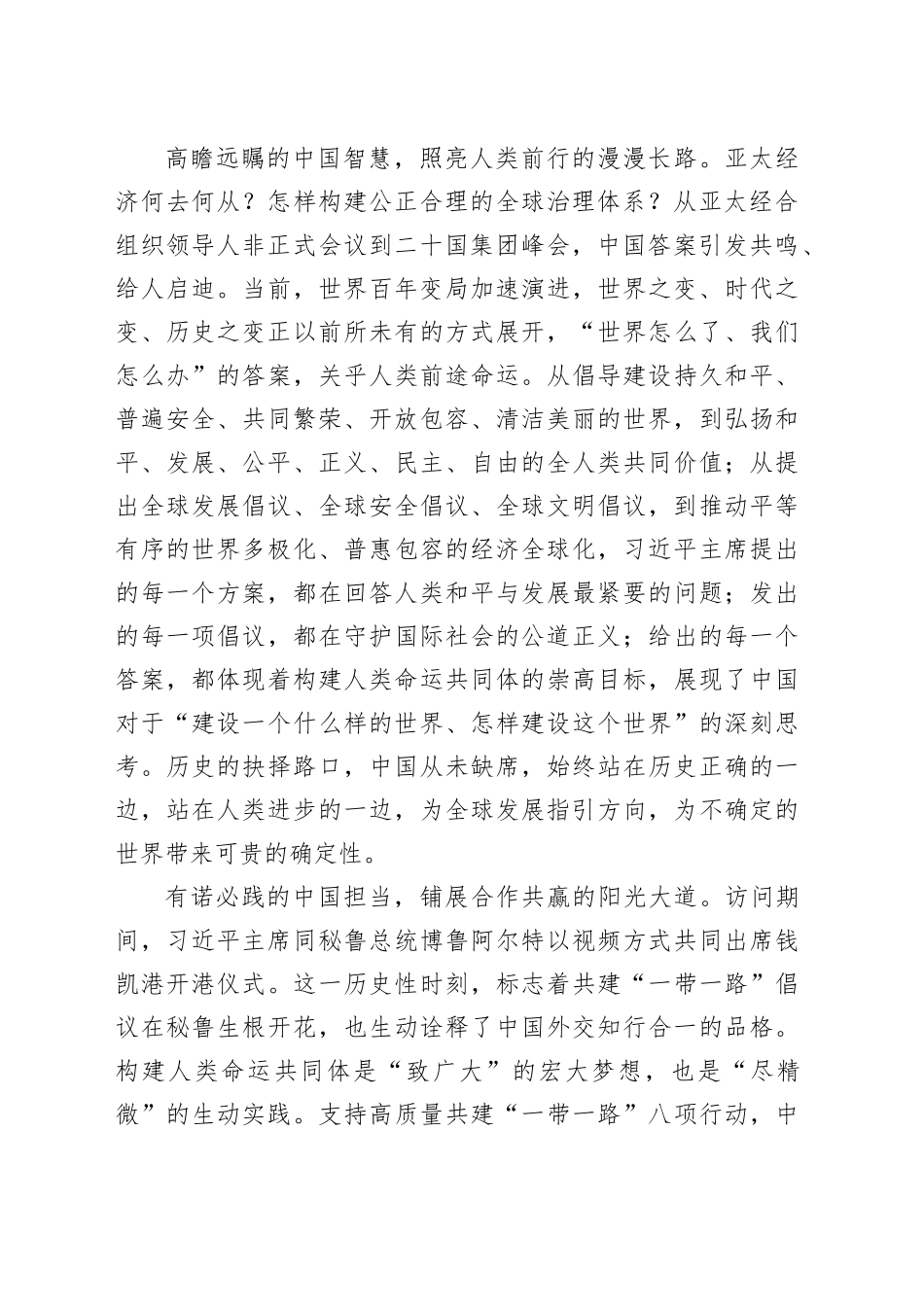 中国特色大国外交为世界注入强大信心和力量_第2页