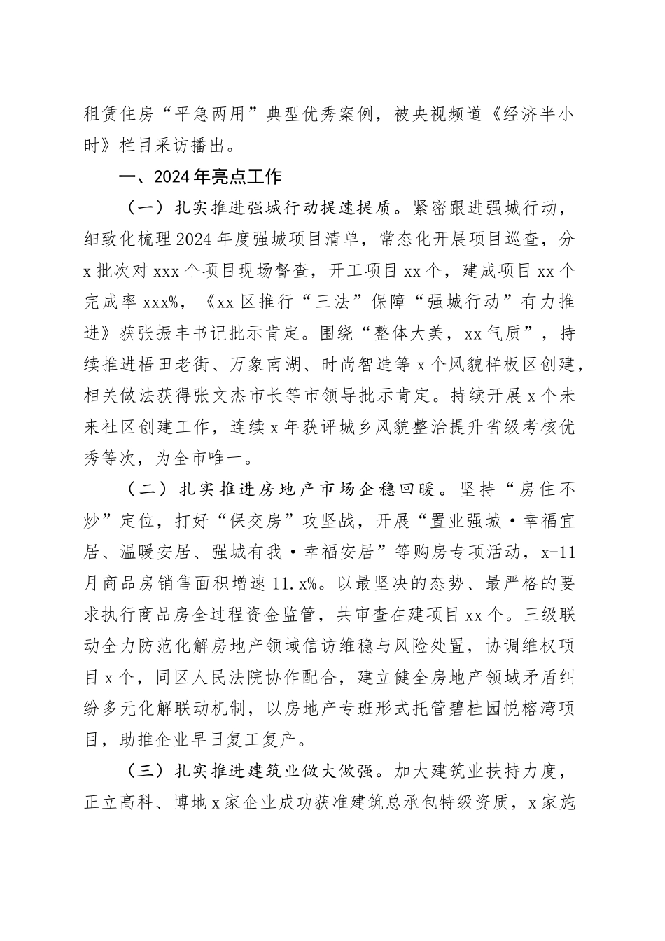 住建局2024年工作总结合集（13篇）_第2页