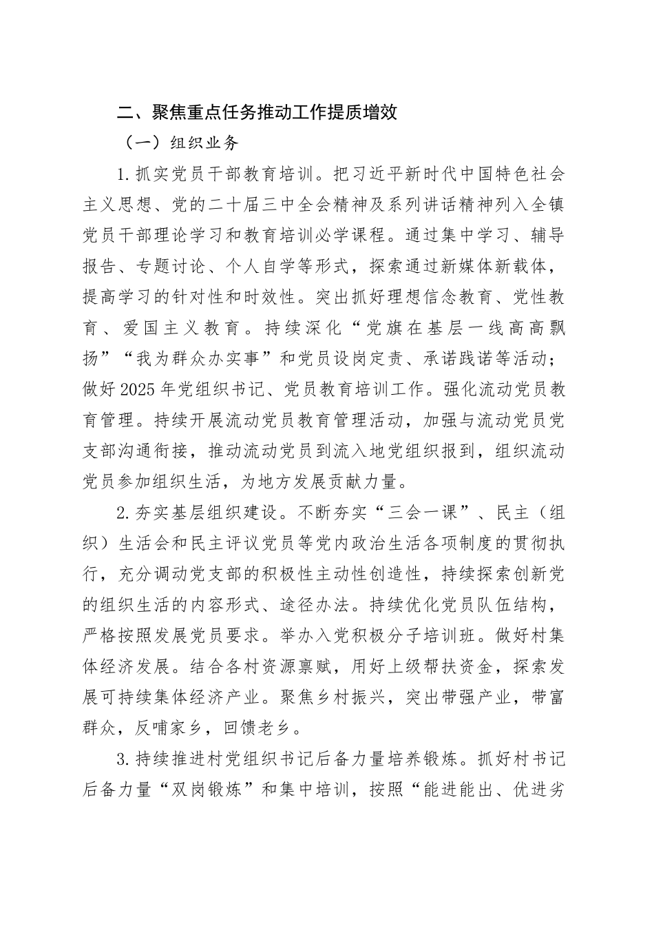 党建工作领导小组2025年工作计划_第2页