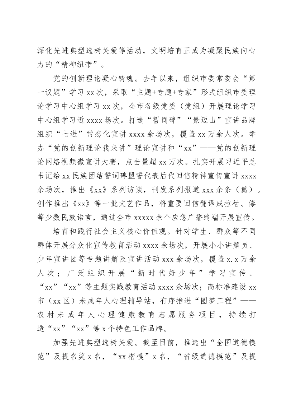 市精神文明建设工作总结材料合集（6篇）_第2页