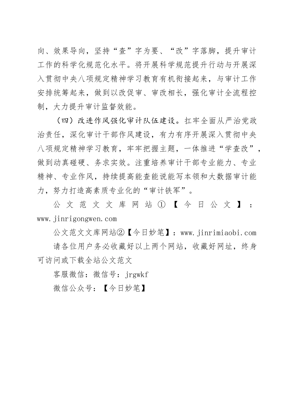 市审计局2025年下半年工作计划_第2页