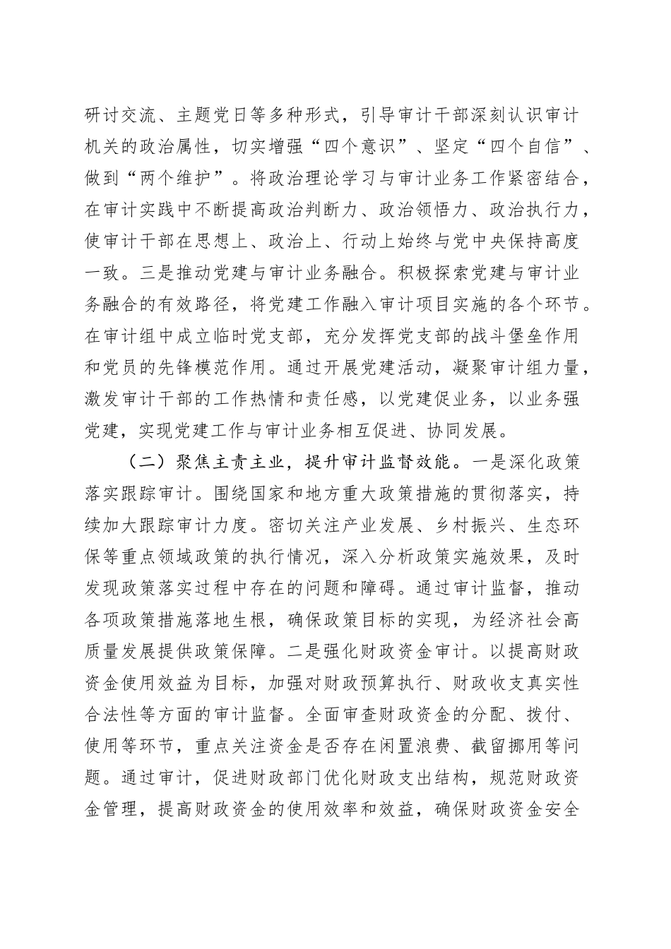 在2025年全市审计工作会议上的工作报告_第2页