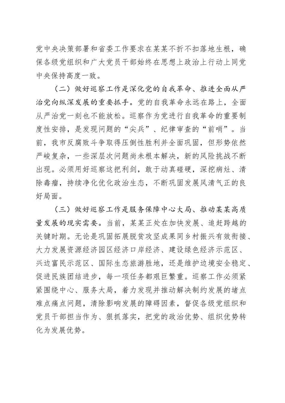 在2025年全市巡察工作会议上的讲话_第2页