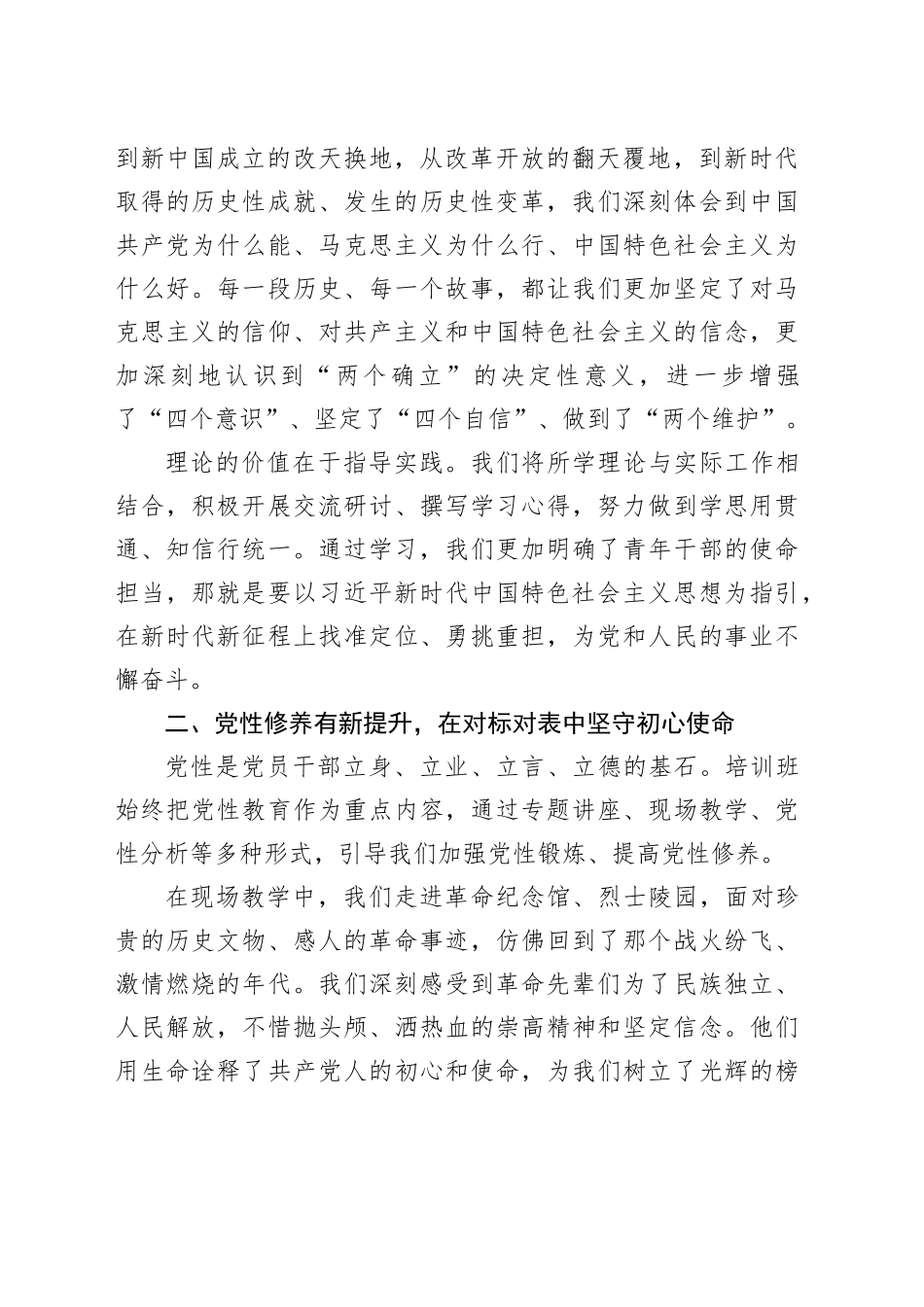 在青年干部培训班上的发言_第2页