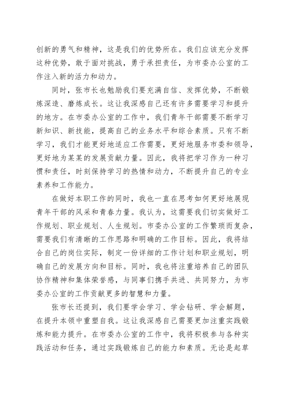 在全市青年干部座谈会上的发言_第2页