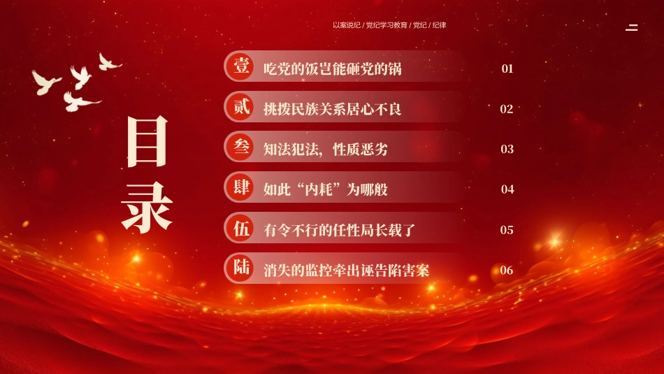 2024基层党委党支部党员干部党纪学习教育专题党课：以案说纪党纪学习教育专题党课PPT_第2页