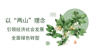 党课PPT课件含讲稿：以“两山”理念引领经济社会发展全面绿色转型25