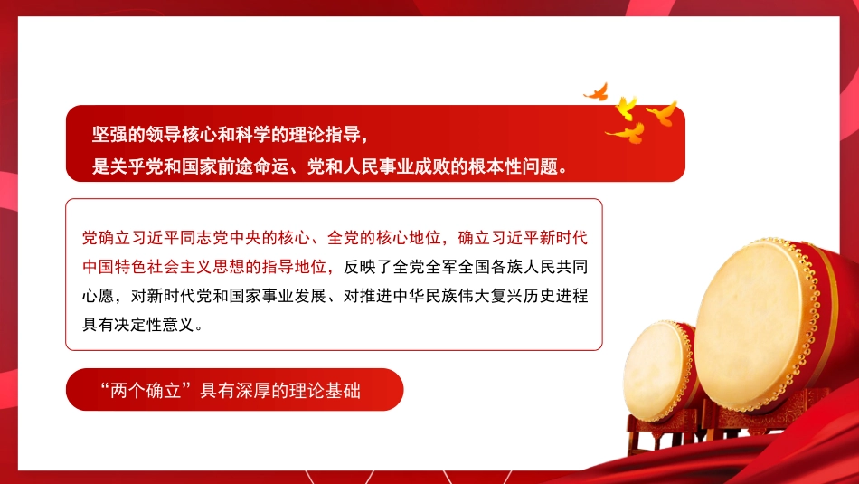 党课讲稿PPT：深刻把握“两个确立”的理论依据_第2页