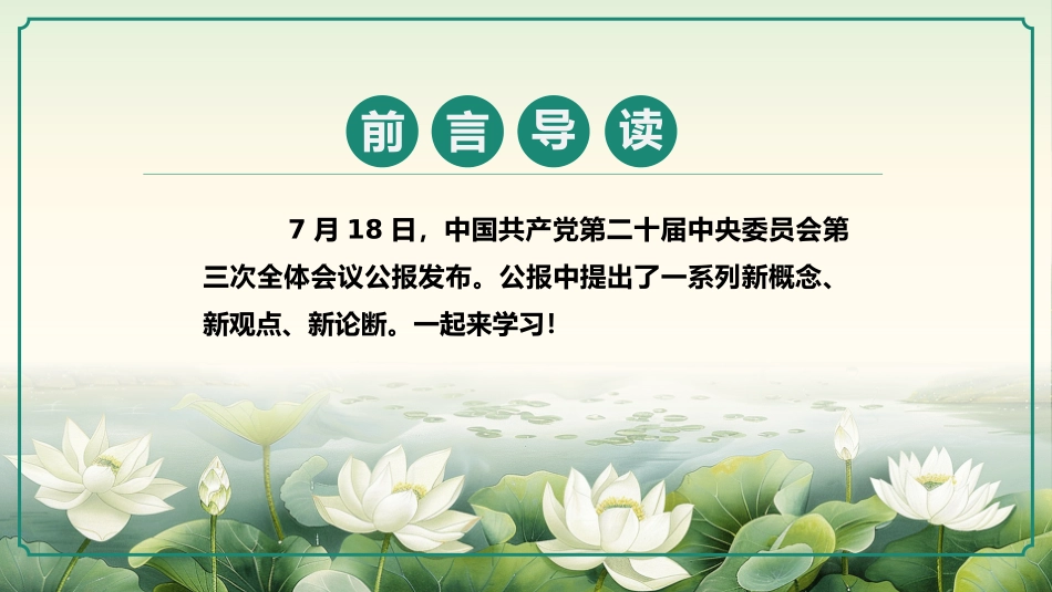 二十届三中全会提出的新概念新观点新论断PPT专题党课（20240826）_第2页