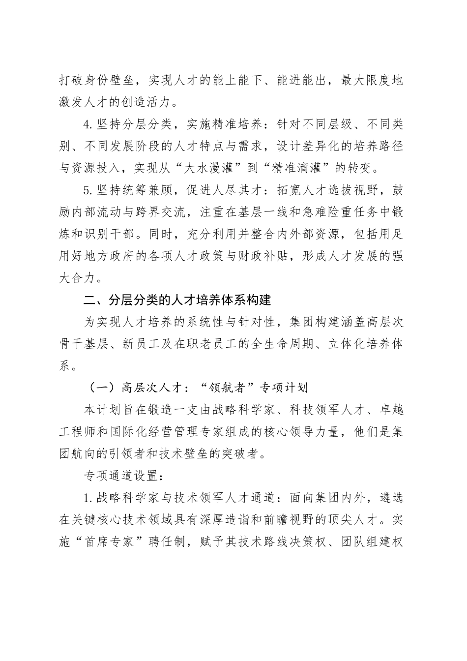 集团有限公司人才培养方案_第2页