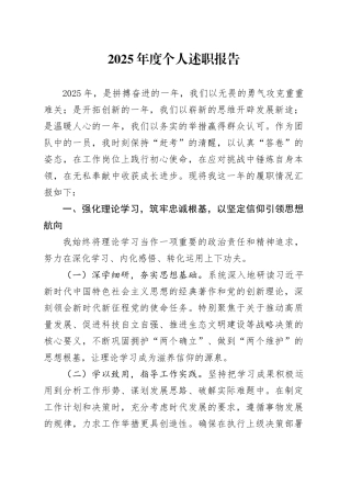 2025年度个人述职报告20251103