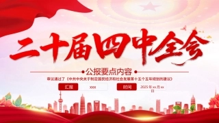 深入学习贯彻党的二十届四中全会精神党课PPT课件含讲稿：二十届四中全会要点