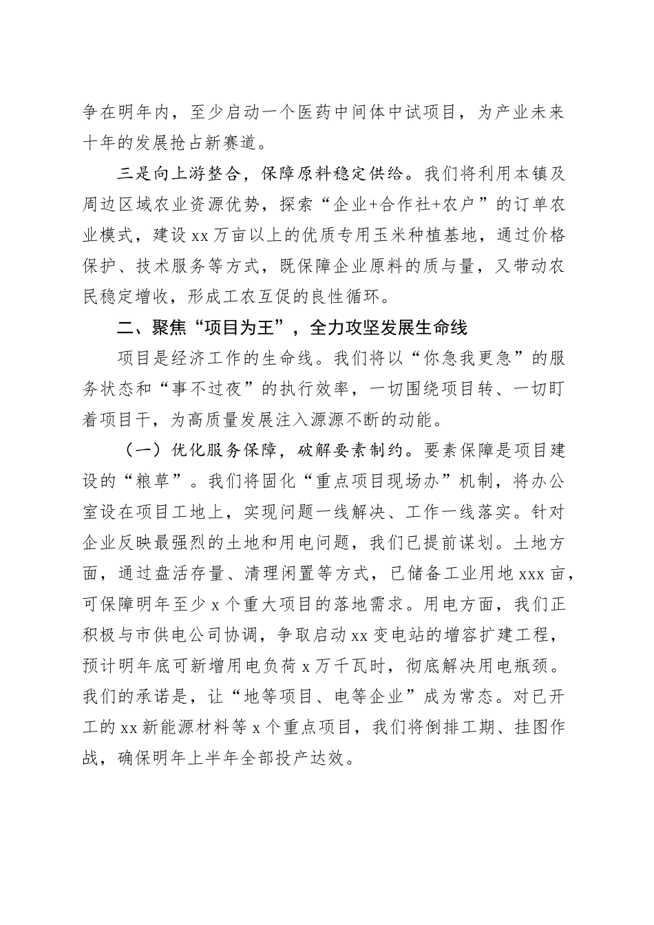 在全市年度务虚会上的汇报发言_第2页