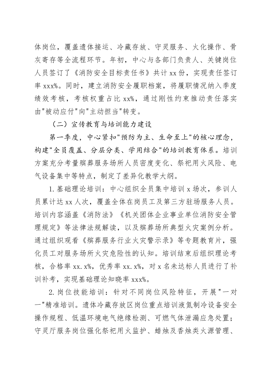 单位2025年消防安全专项工作总结报告_第2页