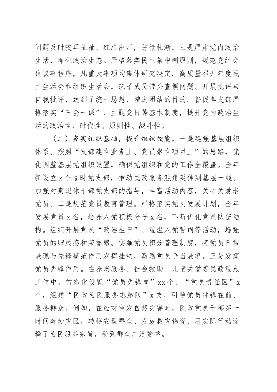 民政局2025年党建工作总结_第2页