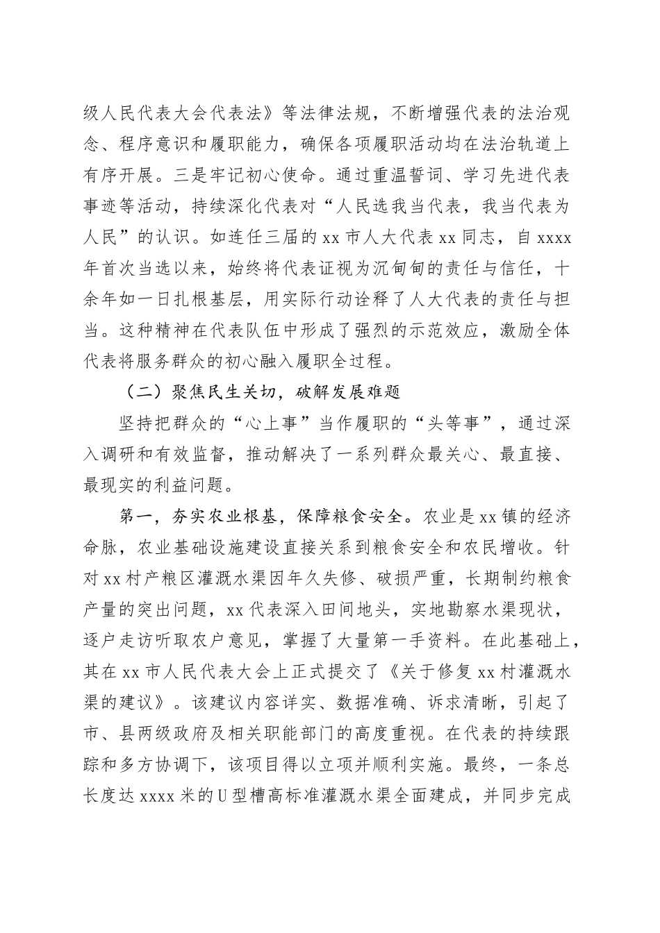 市县镇人大代表联络站2025年度履职工作情况报告_第2页